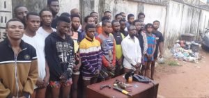 Police Thwarts Cult Initiation ceremony in Delta State, 28 suspected cultists, others arrested