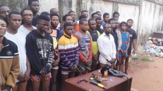Police Thwarts Cult Initiation ceremony in Delta State, 28 suspected cultists, others arrested