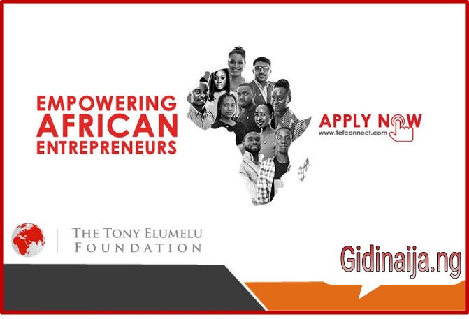 Tony Elumelu Entrepreneurship Programme (TEEP) 2022 - Apply Here